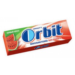 Жевательная резинка, Orbit (Орбит) 13.6 г 1 шт Сочный арбуз (10 подушечек)